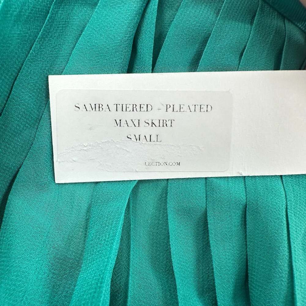 L'ATISTE Ruffle Tiered Maxi Skirt Chiffon Layered Artsy‎ Multicolor - SMALL - Picture 7 of 11